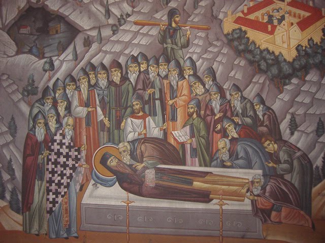 The repose of Saint Dionysios